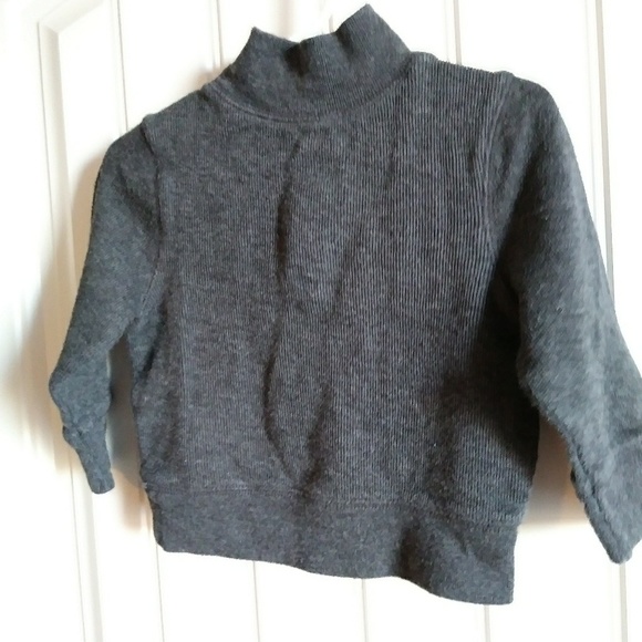 Old Navy 100% cotton striped zip sweater - Picture 3 of 4